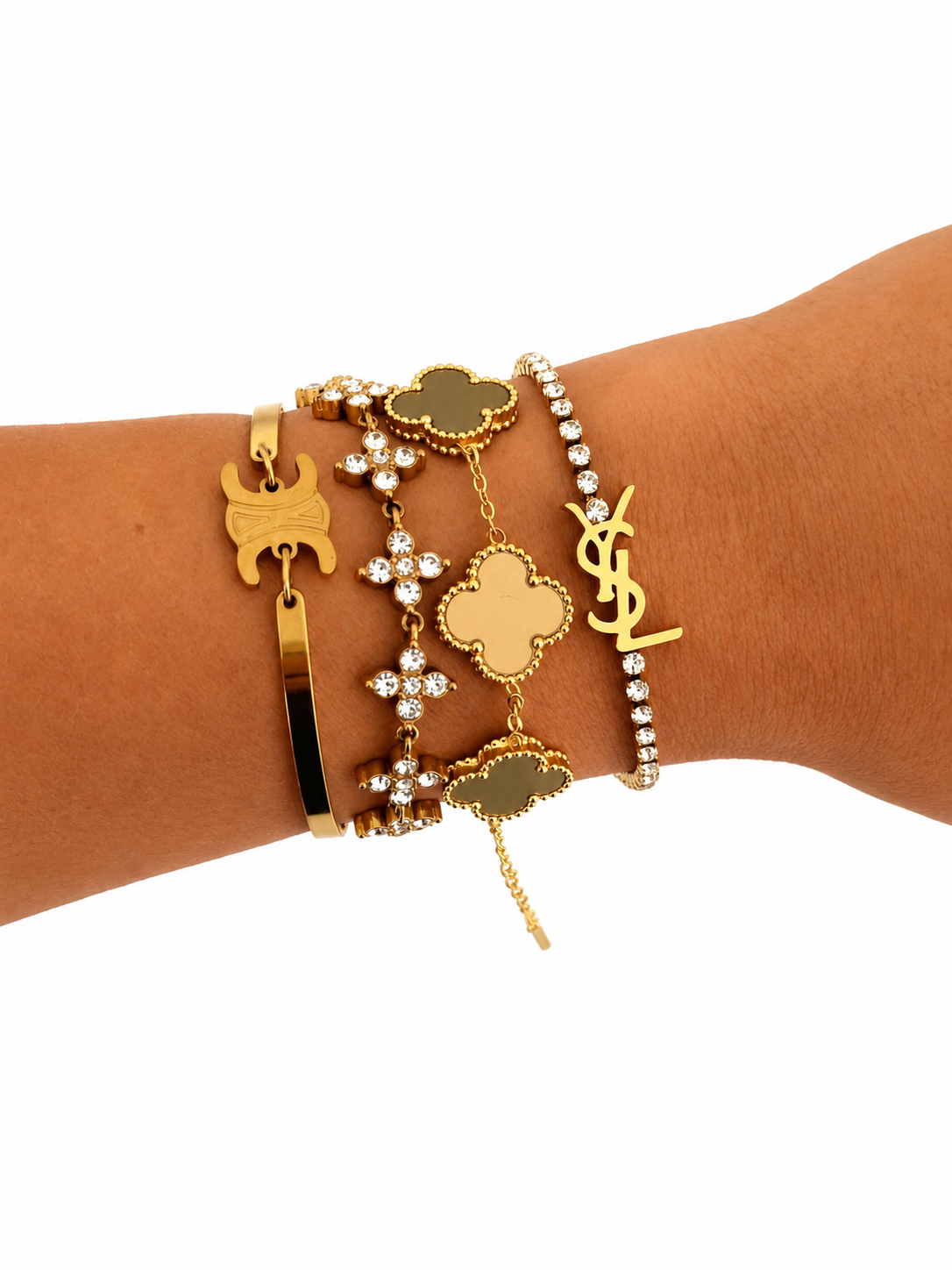 Bracelet Inaya Strass Or