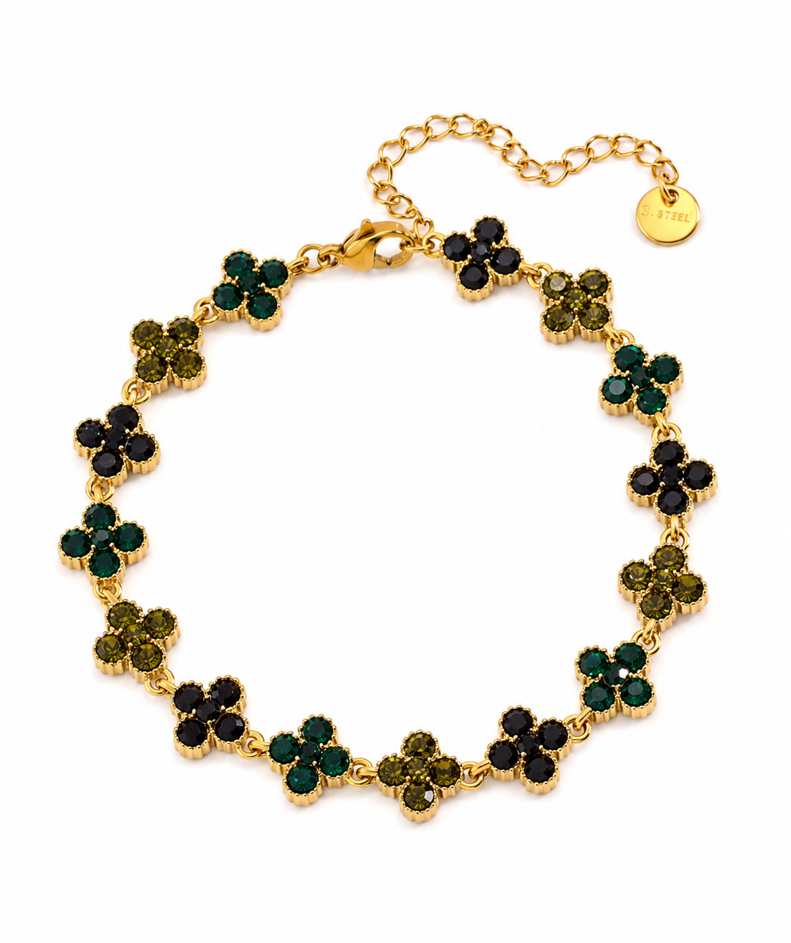 Bracelet Jade Vert Foncé