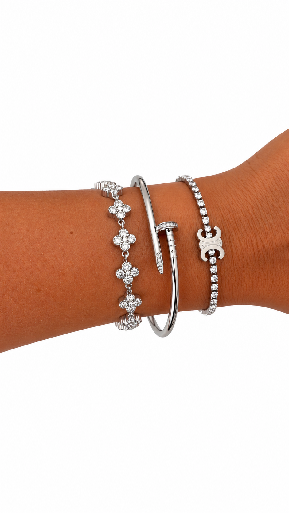Bracelet Celia Strass argent