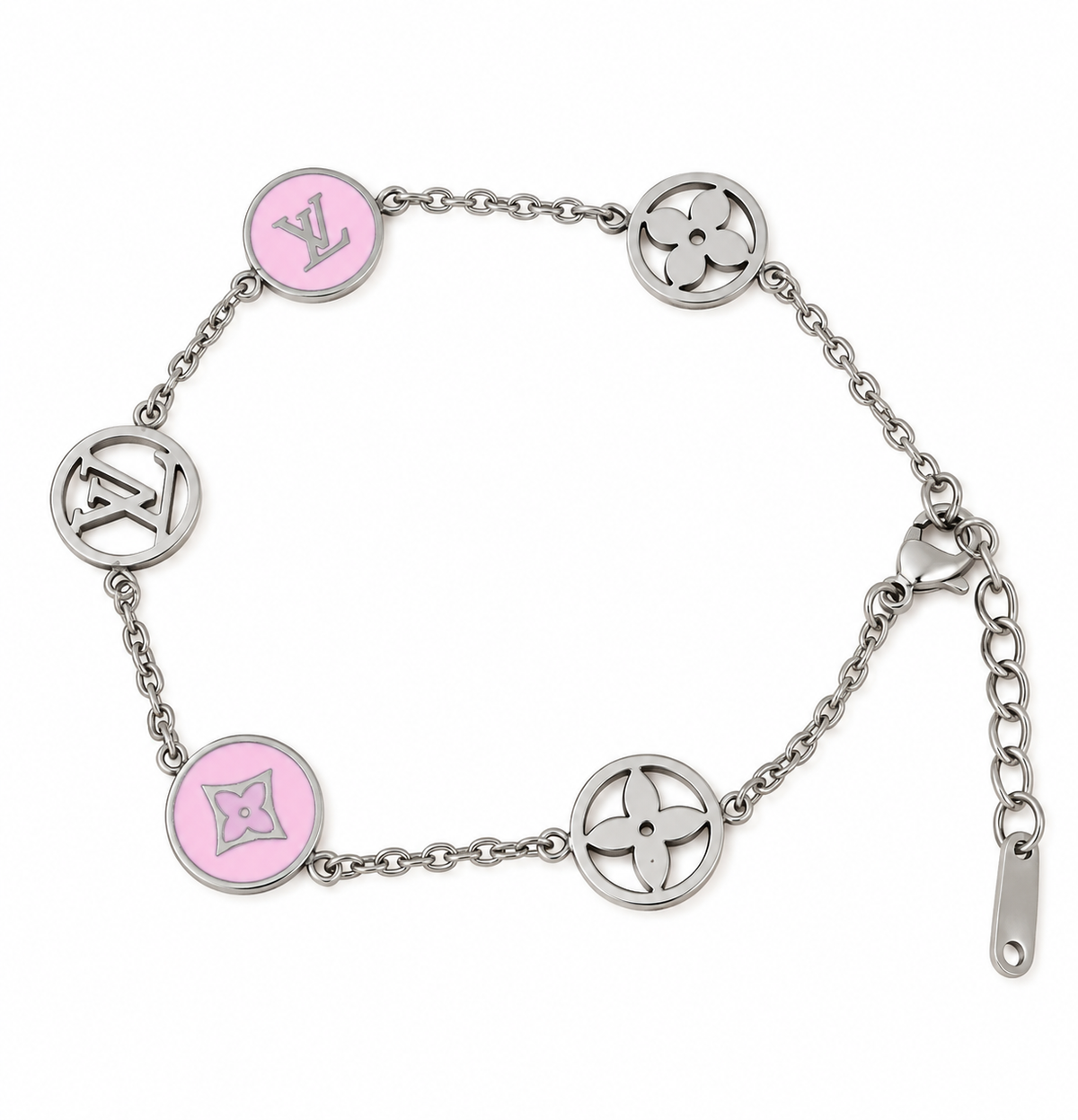 Bracelet Lucia Argent rose