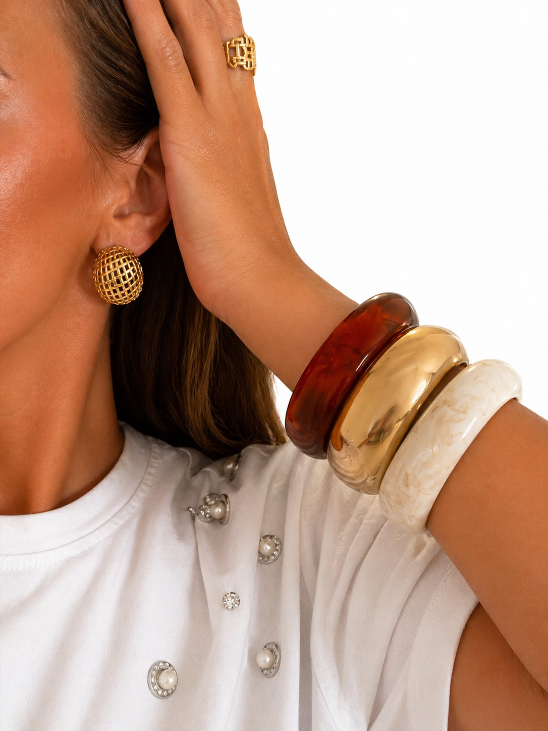 Boucle d’oreille Calie
