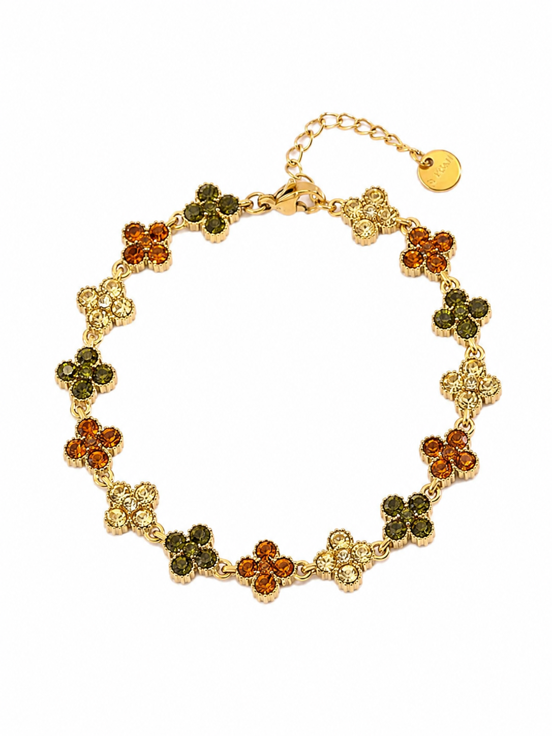 Bracelet Jade Marron/kaki