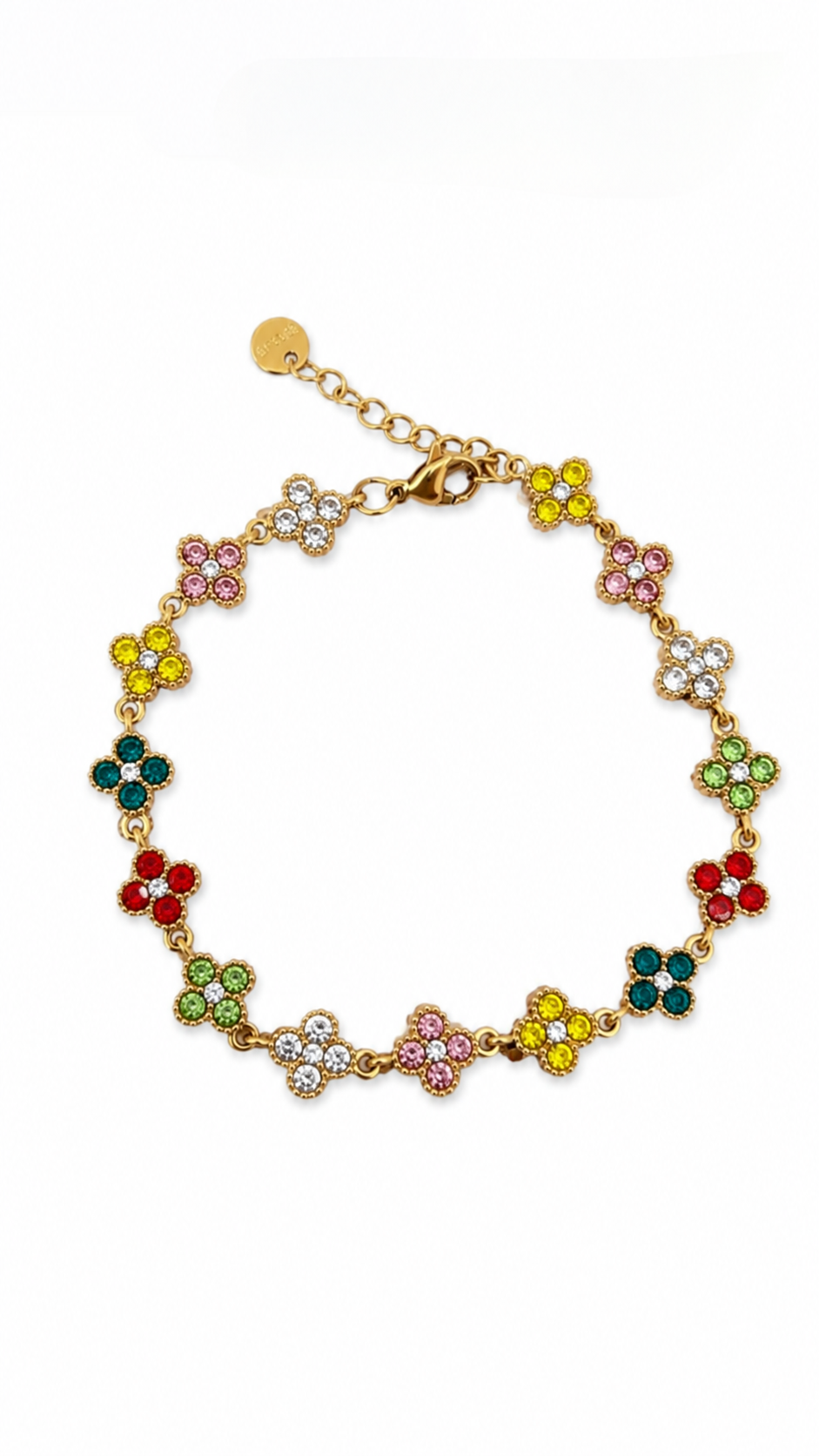 Bracelet Jade Multicolore (clair)