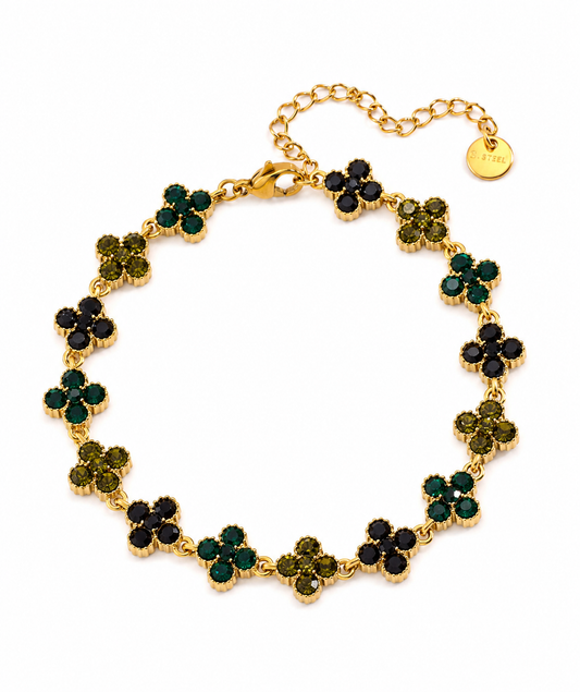 Bracelet Jade Vert Foncé