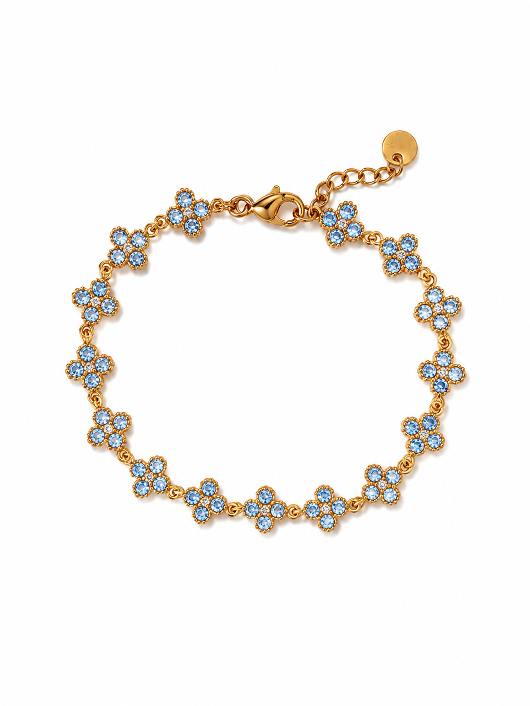 Bracelet Jade Bleu ciel