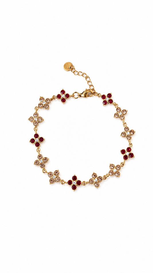 Bracelet Rafiya champagne