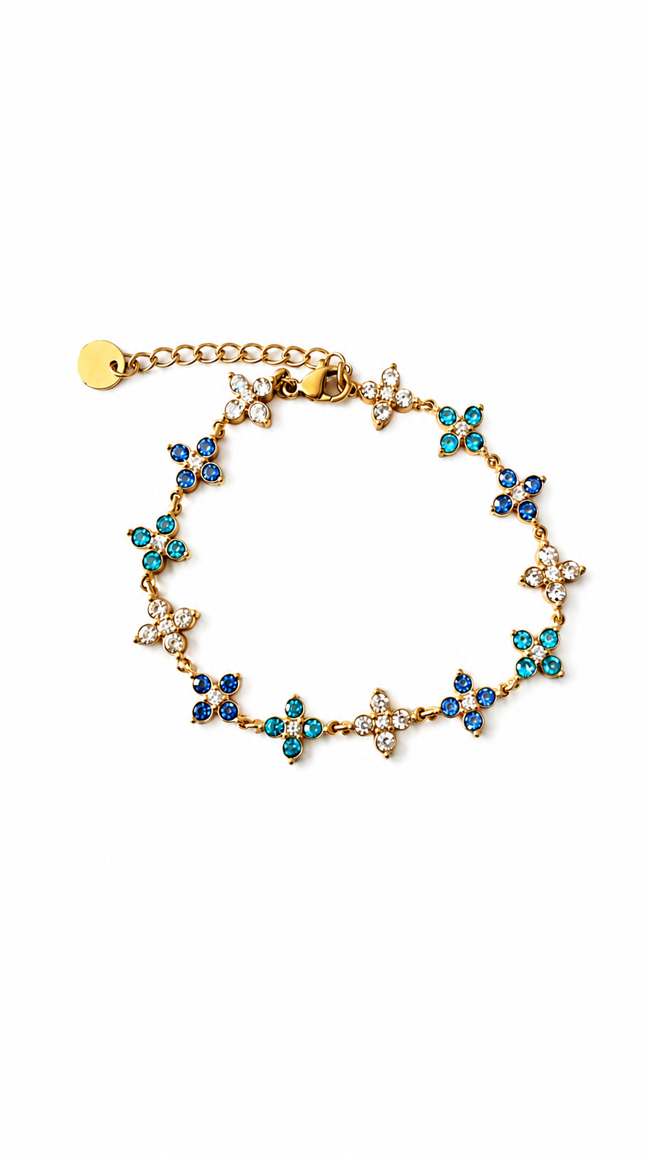 Bracelet Rafiya bleu