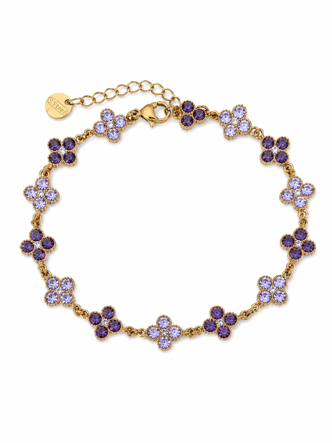 Bracelet Jade Lilas