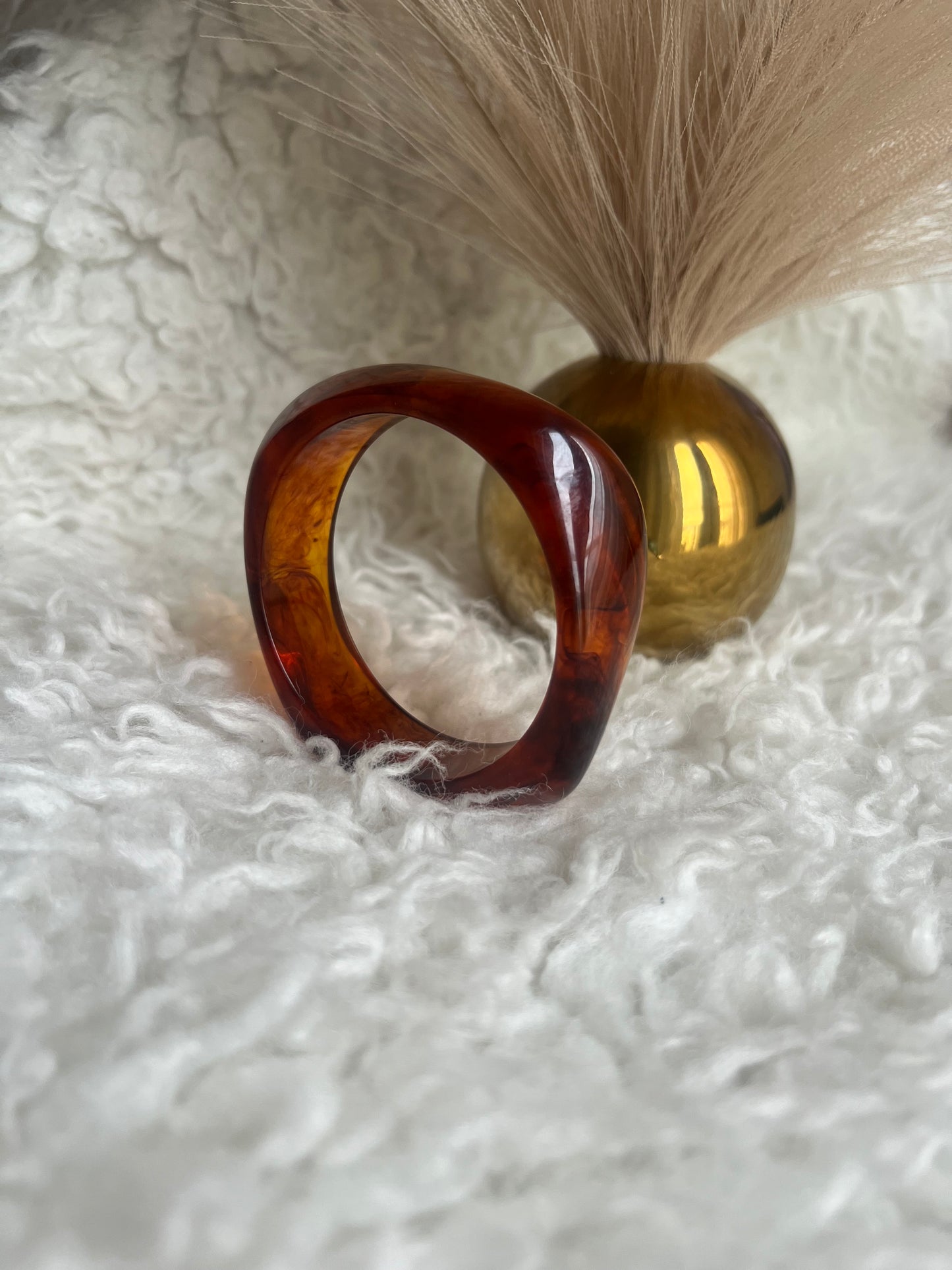 Jonc Résine Chocolat