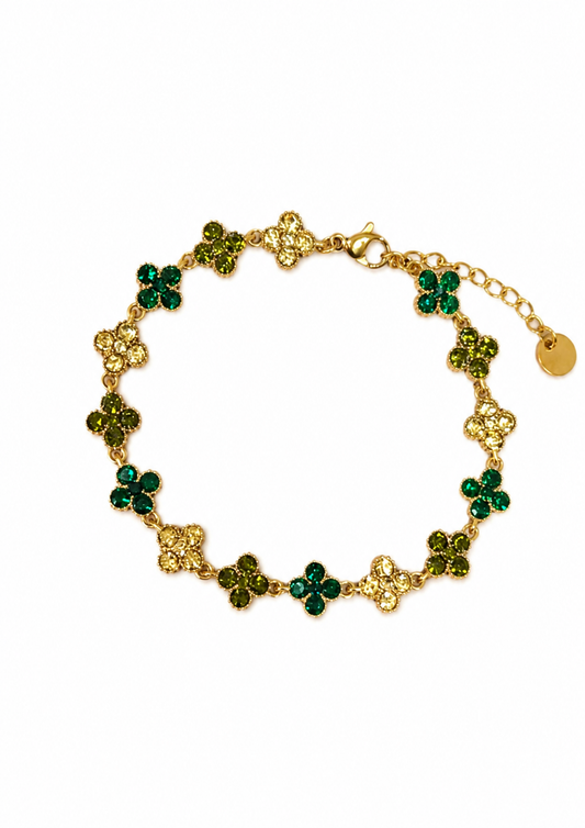 Bracelet Jade Kaki