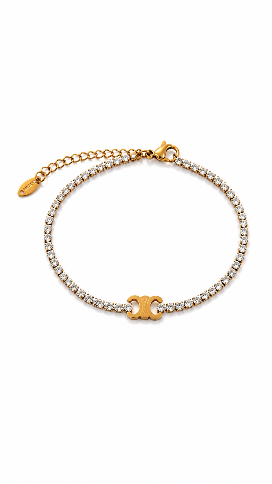 Bracelet Celia Strass Or