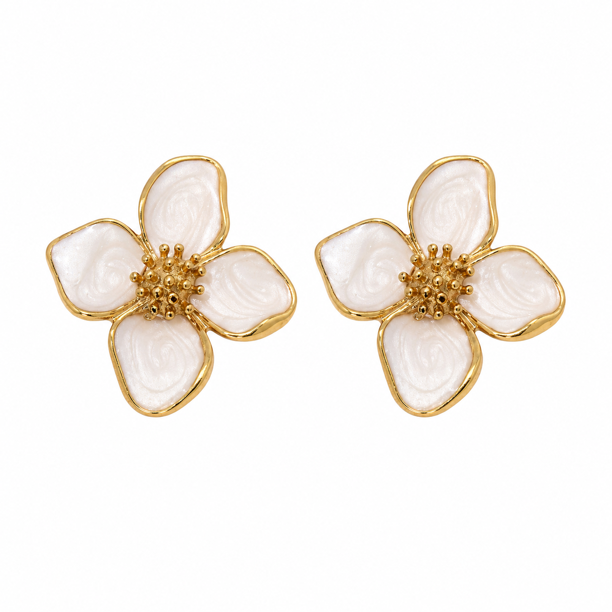 Boucle d’oreille Lys