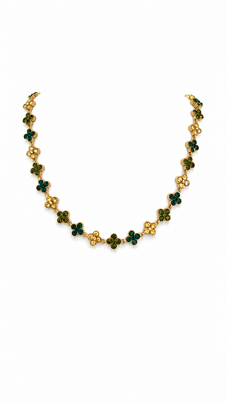 Collier Jade Kaki