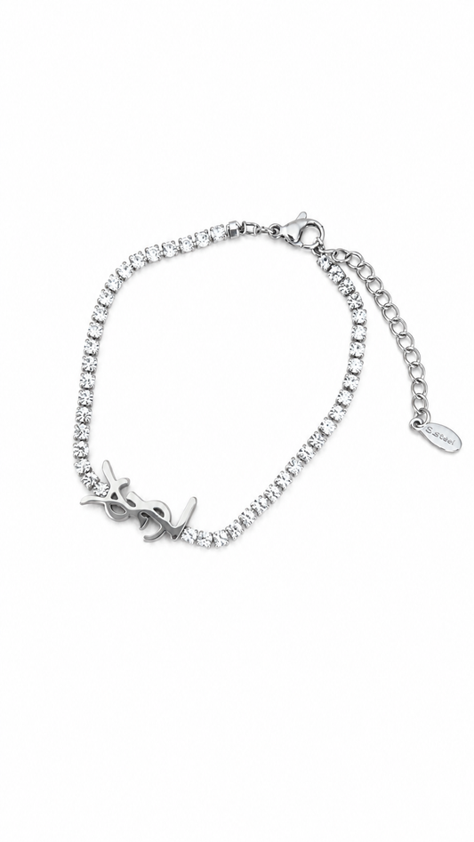 Bracelet Inaya Strass Argent