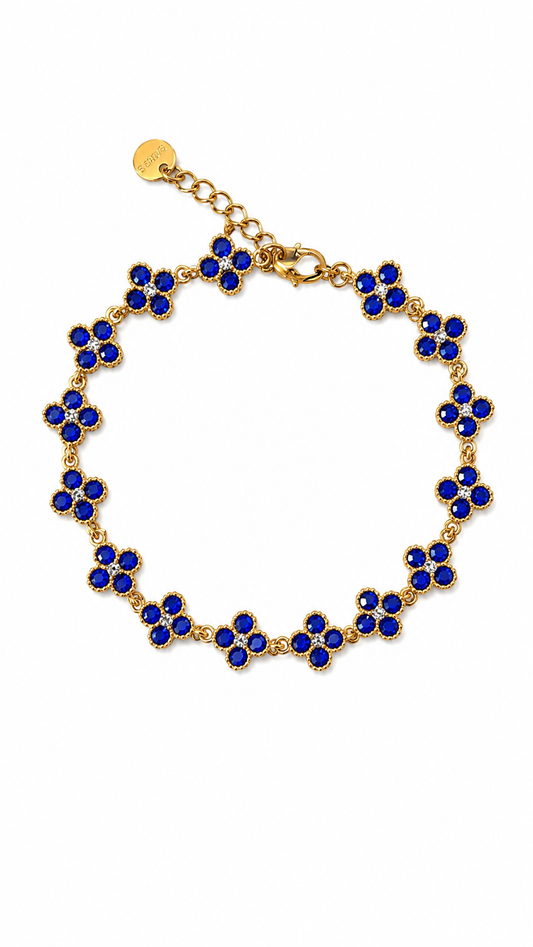 Bracelet Jade Bleu Marine