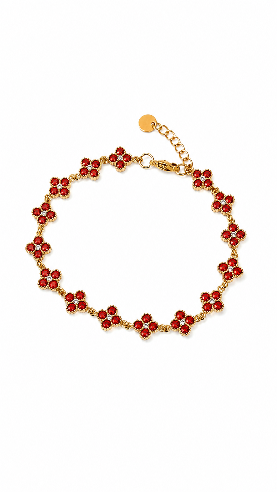 Bracelet Jade Rouge