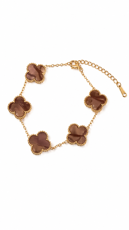 Bracelet Vanïa Marron marbré