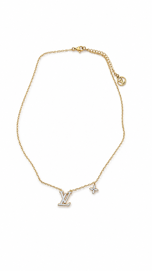Collier Eya Blanc