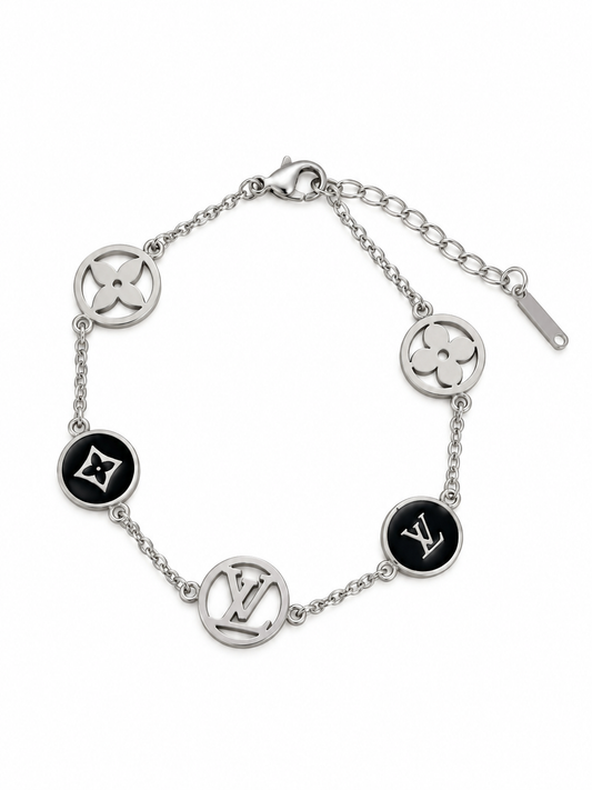 Bracelet Lucia Argent noir