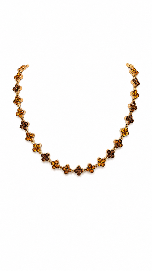 Collier Jade Marron