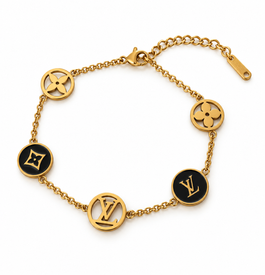 Bracelet Lucia Or noir