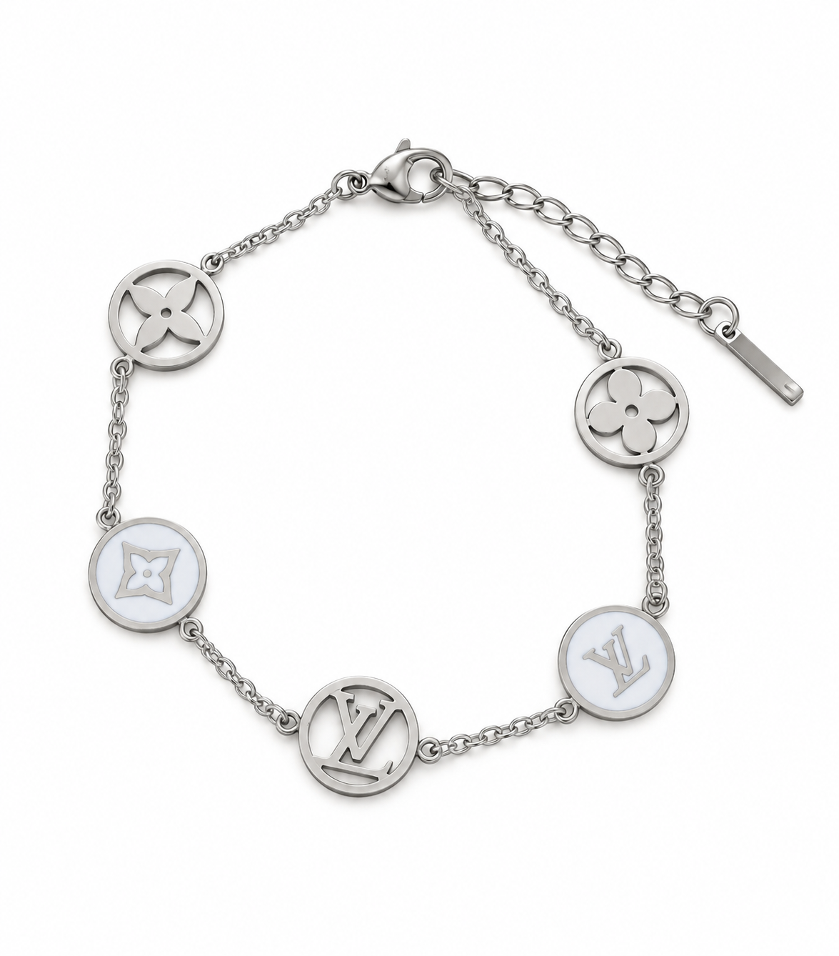 Bracelet Lucia Argent blanc