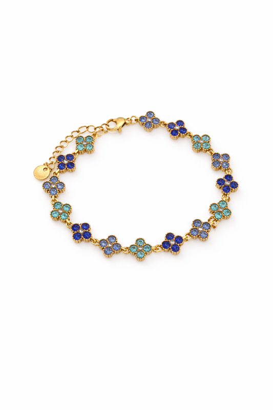 Bracelet Jade Bleu