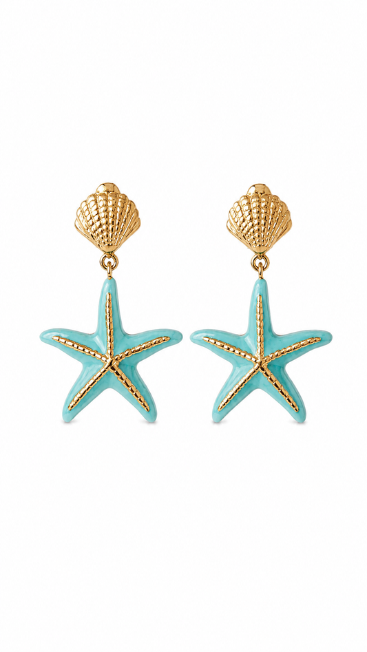 Boucle d’oreille Marine