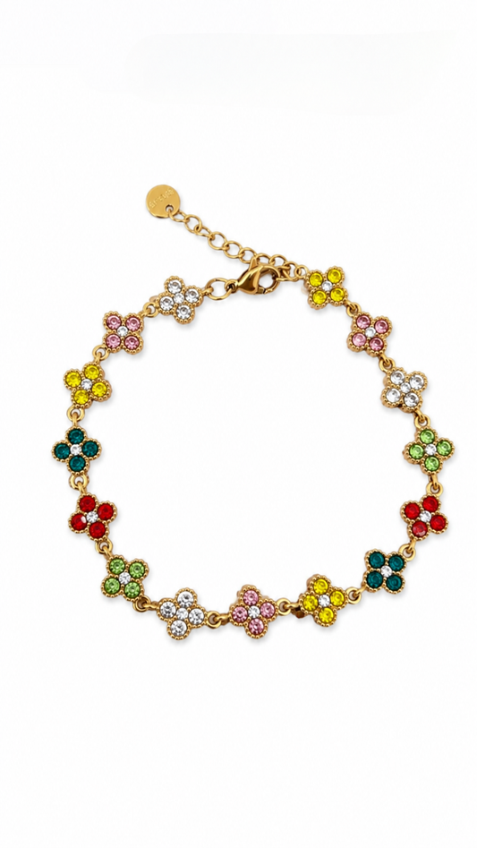 Bracelet Jade Multicolore (clair)